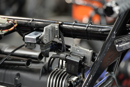 Production of complete Vehicle Electrics, including installation, assembly and Motogadget mo.unit blue
